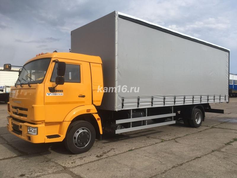 КАМАЗ 4308 шторный 7.4 м